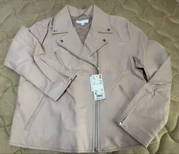UNIQLO 핑크 라이더 자켓 XL