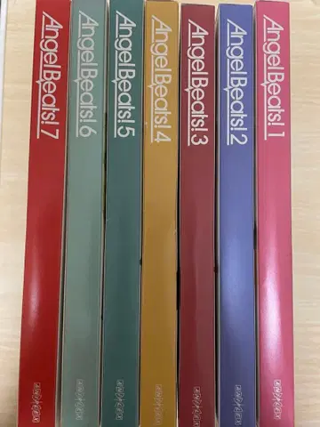 Angel Beats! 엔젤비트 Blu-ray 전 7권 세트