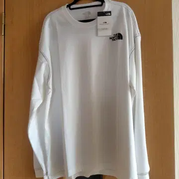 THE NORTH FACE 화이트 롱 슬리브 셔츠
