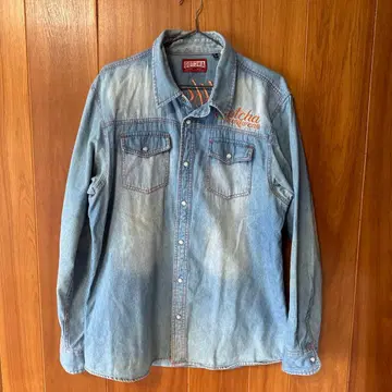 GOTCHA 데님 셔츠 XL