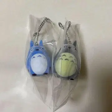 미사용 새상품 토토로 중토토로 키링 이웃집 토토로 마스코트 지브리