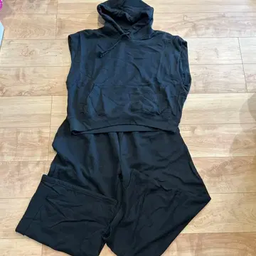 UNIQLO 후드티 베스트&팬츠 세트 XL 사이즈