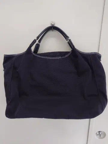 SAZABY 네이비 보스턴 백 나일론제