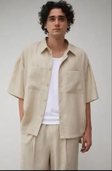 moussy 남성용 셋업 베이지