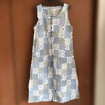 새상품급 CLN 패치워크 꽃무늬 롱 원피스