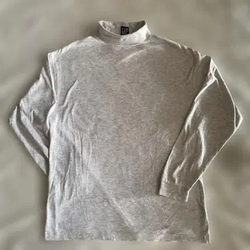 올드 GAP 미국제 헤더 그레이 터틀넥 USA제 티셔츠