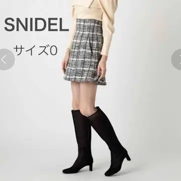 SNIDEL 플레어 미니 스커트 숏 팬츠 0