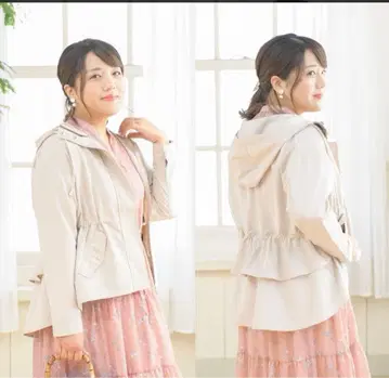 미사용 택 포함 시마무라 hina 마운틴 후드티 LL 사이즈 베이지