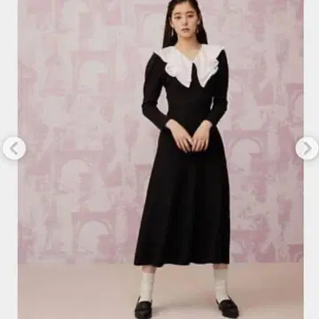 SNIDEL 블랙 니트 원피스