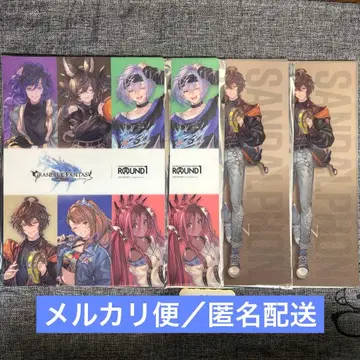 그랑블루 판타지 라운드 원 플라매트 샌달폰 집합