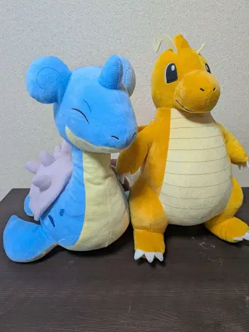 포켓몬 라프라스와 망나뇽 봉제 인형 세트
