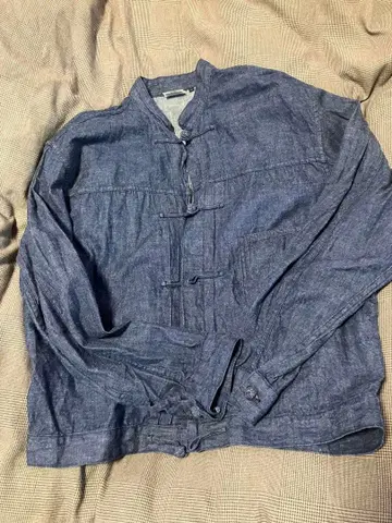 [새상품급] orSlow 오어슬로우 프로그 버튼 차이나 버튼 데님 자켓