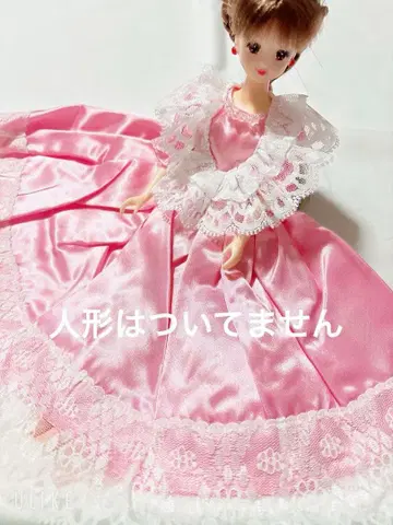 인형 의류 제니용 옷 갈아입기 의류 핑크 드레스 핸드메이드
