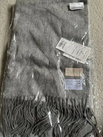 I'hiver 캐시미어 100% 그레이 스톨