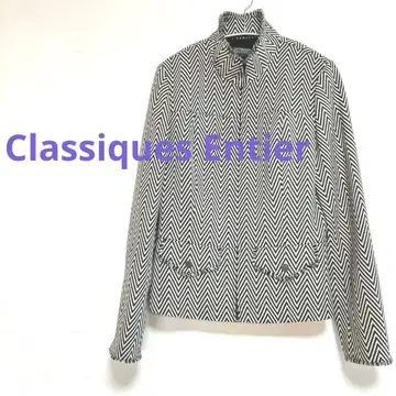 Classiques Entier 헤링본 무늬 트위드 자켓