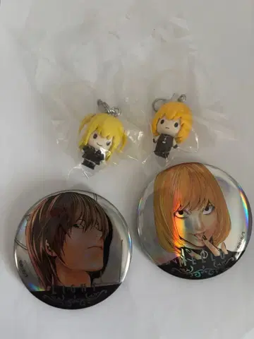 데스노트 캔뱃지 메지루시 액세서리 묶음 판매