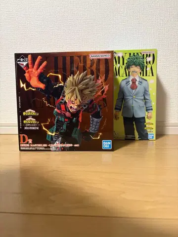 제일복권 나의 히어로 아카데미아 이어지는 마음 A상 D상 피규어 세트