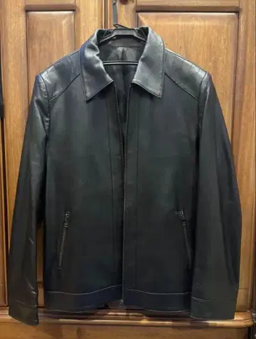 [ 컨디션 최상/XL ] DCKMANY 싱글 라이더 자켓 램 가죽 블랙