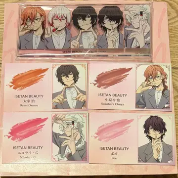 이세탄 ISETAN 문호 스트레이독스 특전 아크릴 플레이트 명함풍 카드