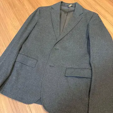 BLUE WORK 그레이 테일러드 자켓 투모로우랜드