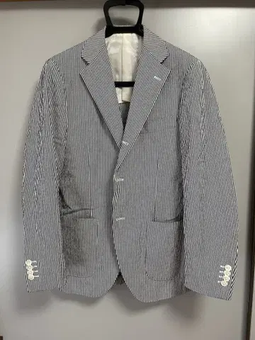 [거의 미사용] BEAMS F |시어서커 자켓|사이즈 44