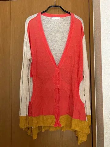 츠모리치사토 린넨 가디건