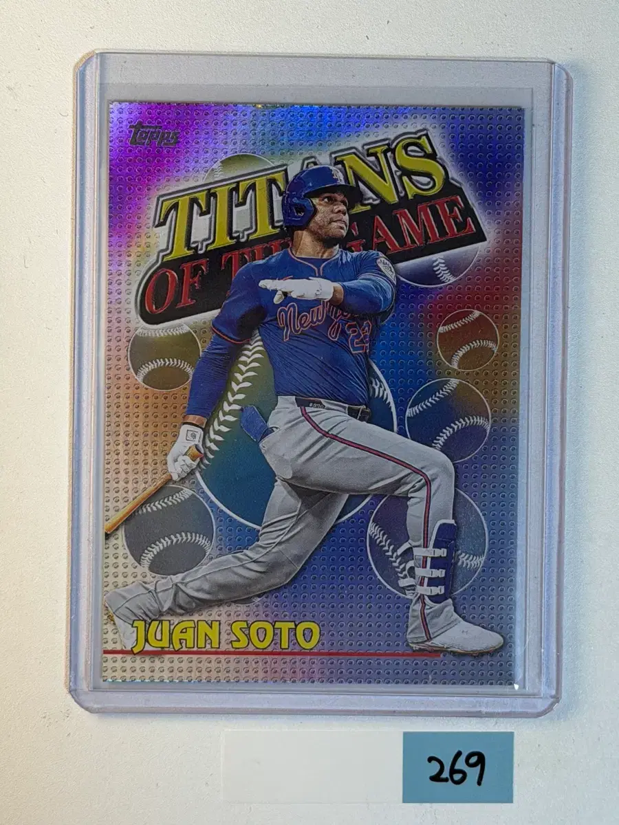 후안 소토 Topps MLB 야구카드