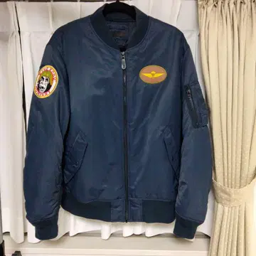 택시 운전사 UNIQLO 유니클로 네이비 MA-1 L 탱커