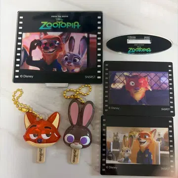 주토피아2 아크릴 스탠드 마그넷 키링