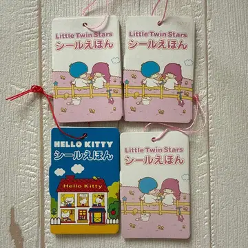 산리오 미니 씰 그림책 미사용 씰북 리틀트윈스타 키티