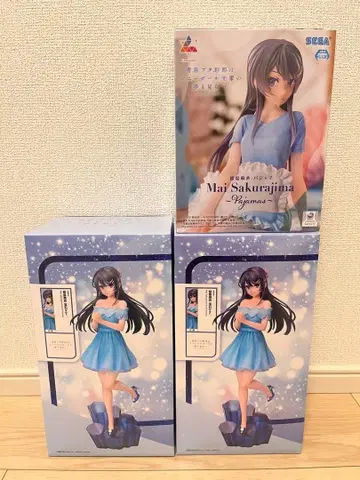 사쿠라지마 마이 피규어 3종 세트