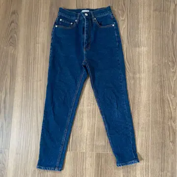 COHINA 다크 블루 하이웨스트 데님