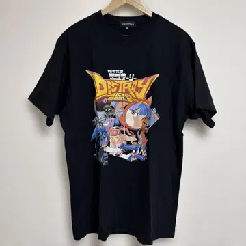 SUNDAYOFFCLUB 애니메이션 티셔츠 M 블랙