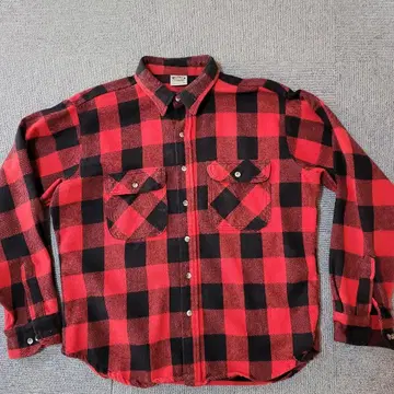 90s fivebrother USA제 버팔로 체크 플란넬 셔츠