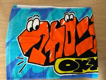 마카로니 연필 마카엔 어디든 OKKAKE! 타월 블루