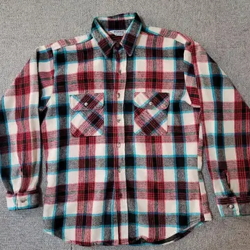 80s fivebrother USA제 플란넬 셔츠 레어 컬러