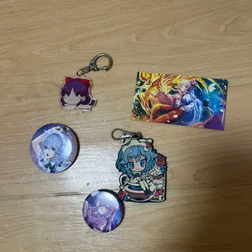 아크릴 키링 5개 세트 동방 프로젝트