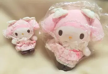 포레스트 레이스 마이멜로디 봉제 인형 마스코트 홀더 2점 산리오