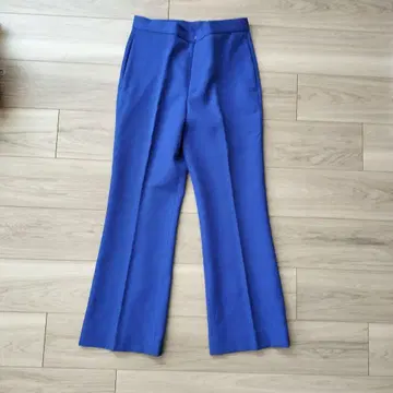 UNITED ARROWS 블루 플레어 팬츠