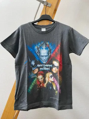 배트맨 로빈 T셔츠 다크 그레이