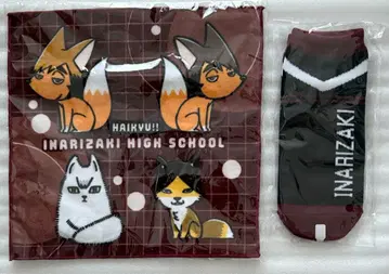 하이큐 핸드 타월 ROUND 1 콜라보 양말 이나리자키