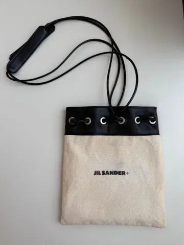 JIL SANDER 캔버스 숄더백