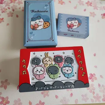 치이카와 파자마 파티즈 컬러풀 크런치 캔 4점 세트 굿즈 세트