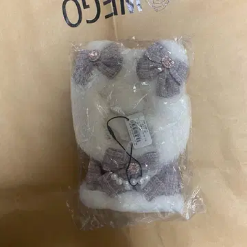 앙크루즈 키라키라 트위드 인형 옷 핑크