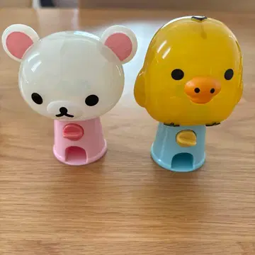 중고 코리락쿠마 키이로이토리 가챠가챠 완구