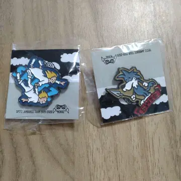 스피츠 Mikke 핀 배지 SPITZ 투어 굿즈 2종 세트