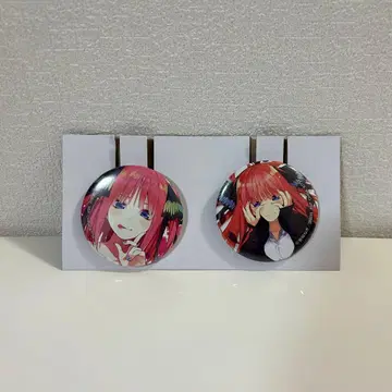 제일복권 5등분의 신부 J상 캔뱃지 세트 나카노 니노