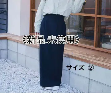 COCODEAL 컷 내로우 스커트