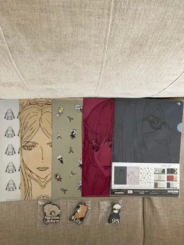 NieR:Automata 클리어 파일 7장 키링 3개