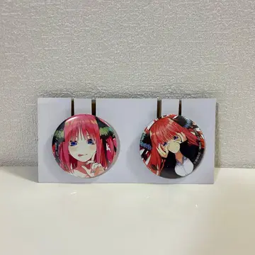 제일복권 5등분의 신부 J상 캔뱃지 세트 나카노 니노